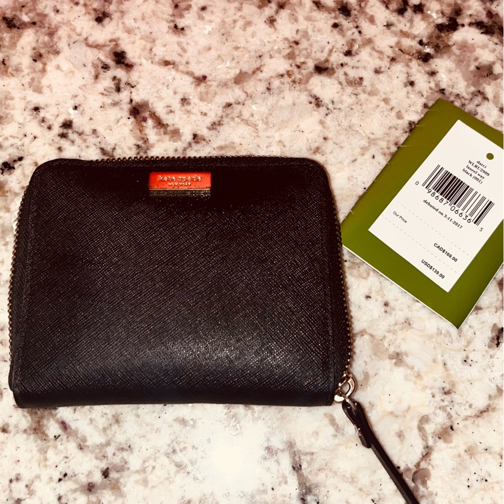 Black Kate Spade Darci Wallet